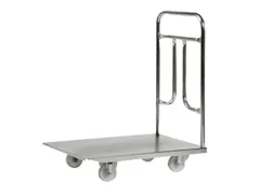duwbeugelwagen,draagverm. 300kg,laadvl. LxB 805x510mm,staalplaat