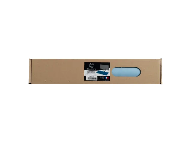 Onderlegger PU 35x60 donkerblw/lichtblw