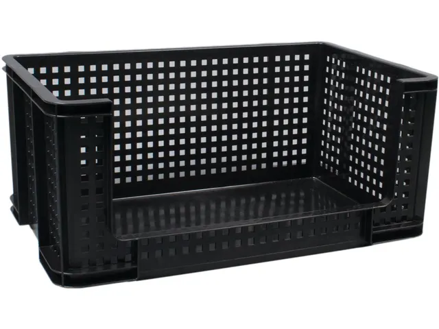Really Useful Boxes Opbergmand 64 Liter, Zwart