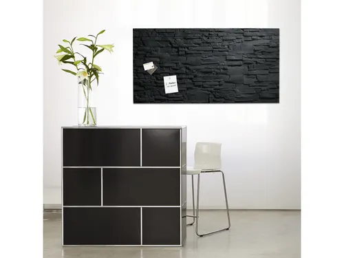 Glasmagneetbord Sigel Artverum 910x460x15mm leisteen