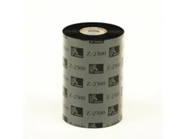 Zebra 2300 wax ribbon 02300GS06407 64mmx74m