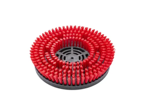 Schijfborstel,v. schrobzuigmachine,middel,Ø 200mm,rood