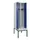 locker met bank,voor scheiding van kleding,HxBxD 2120x600x815mm,2vak