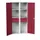 universele kast,HxBxD 2000x1050x550mm,4xStalen bodem,4lade(n)
