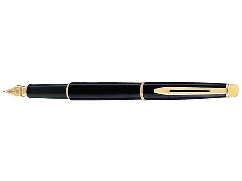 Vulpen Waterman Hémisphère Black Gold GT Fijn Blauwe inkt