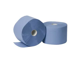 Cetec Poetspapier Rol 2-Laags Blauw Recycled 360m / 22cm Breed - 1