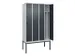 locker voor scheiding van kleding,HxBxD 2120x1200x500mm,4vak