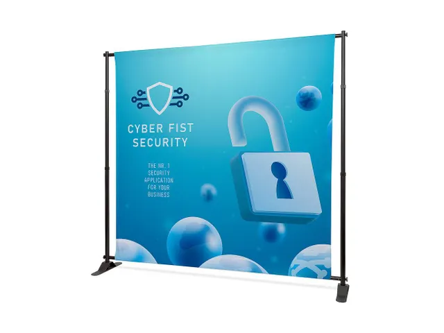 Beurswand Flex Wall M zwart frame