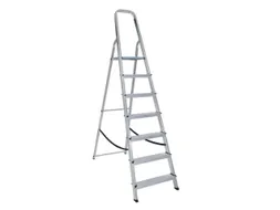 aluminium beugelladder eenzijdig 7treden stand H 1 425m aluminium