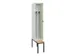locker met bank,voor scheiding van kleding,HxBxD 2120x300x815mm,1vak