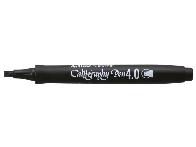 marker Supreme Calligraphy Pen, 4,0 mm, zwart