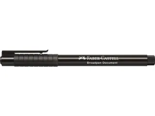 fineliner Faber Castell Broadpen 1554 zwart 0.8mm - 6