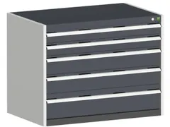 ladekast,HxBxD 800x1050x650mm,5lade(n),lade voor normale belastingen