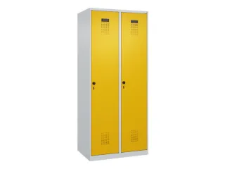 locker,HxBxD 1850x800x500mm,2vak,vak B 400mm,draaigrendel - 2