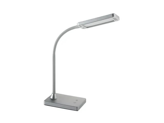 Bureaulamp Alco zilver LED 230v 6W dimbaar 43cm