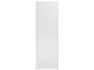 Lockerkast 1800x590x500mm 2x4 vakken cilinderslot, sokkel, RAL9003 - 2