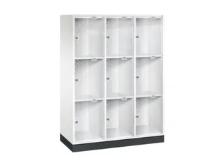 grootvolume-lockersysteem,HxBxD 1750x1220x500mm,3x3vakken,cil.-slot - 3