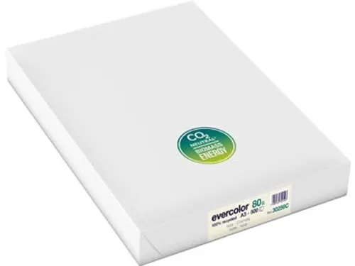 Evercolor gekleurd Gerecycleerd Papier A3 Ivoor
