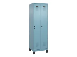 locker,HxBxD 1950x600x500mm,2vak,vak B 300mm,draaigrendel,voeten - 3