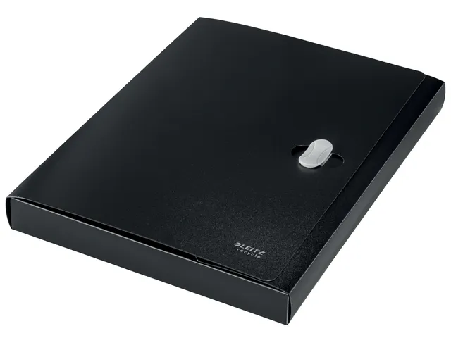 Documentenbox Leitz Recycle A4 PP zwart