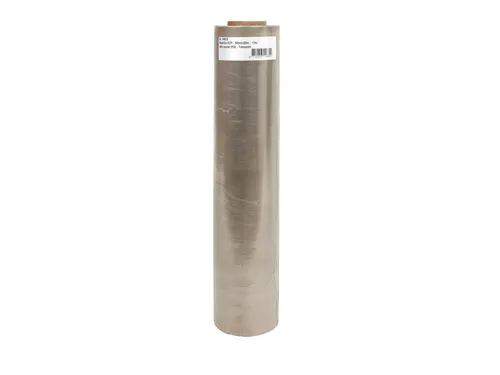Wikkelfolie IEZZY 500mmx300m 17mu 100% recycled (PCR) transparant