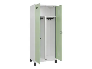 PBM-locker,HxBxD 1950x800x500mm,2vak,vak B 400mm,draaigrendel - 1