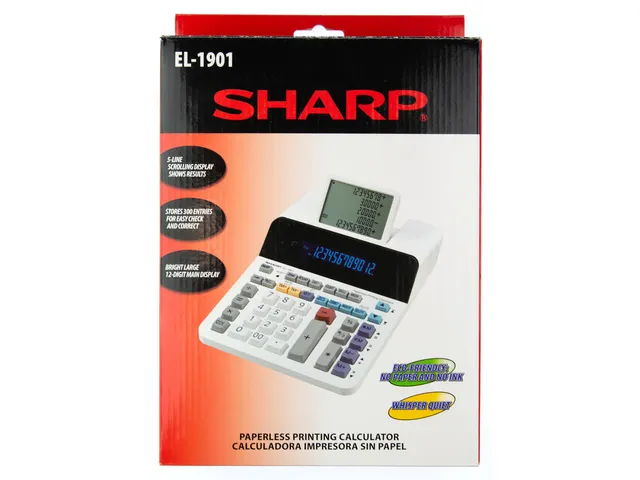Calculator Sharp EL1901 wit desk 12 digit