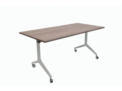Schaffenburg Klaptafel 120x80cm Blad Havana Kersen 25mm Frame alu