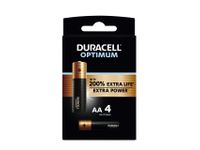Batterij Duracell Optimum 4xAA 1.5V Alkaline