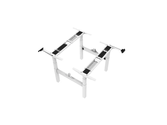 Piètement bureau assis-debout réglage électrique duo 180cm blanc