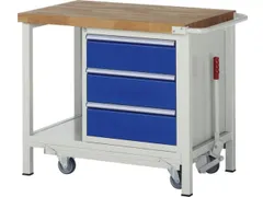 Werkbank 880x1000x700mm Beukenhouten Werkblad 3laden