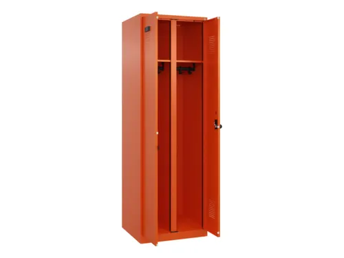 locker voor scheiding van kleding,HxBxD 1850x600x500mm,2vak