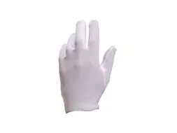 Delta Plus COB40 katoenen handschoenen, wit, maat 9, 12 paar