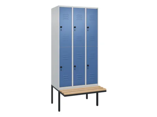 Dubbeldekse dekenkist,HxBxD 2120x900x815mm,3x2vak.,vak B 300mm