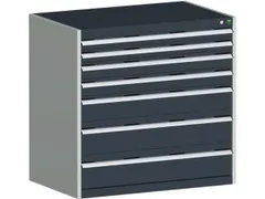 ladekast HxBxD 1000x1050x650mm 7laden zware lasten RAL7035 RAL7016