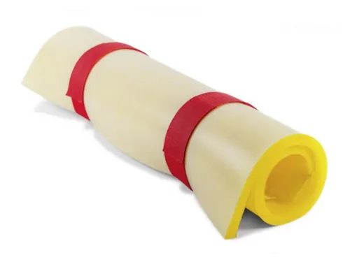 putafdekking,olie-/chemicaliënbestendig,HxLxB 8x1520x1520mm,PU,geel
