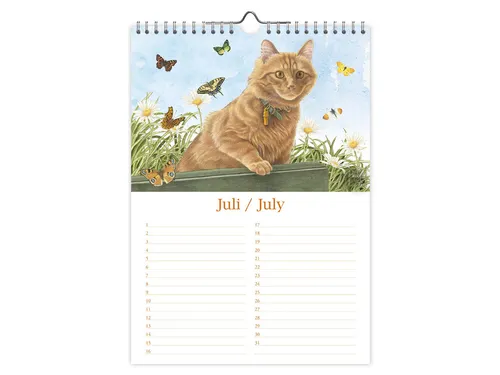 Verjaardagskalender Franciens Katten "Jeroen" A4