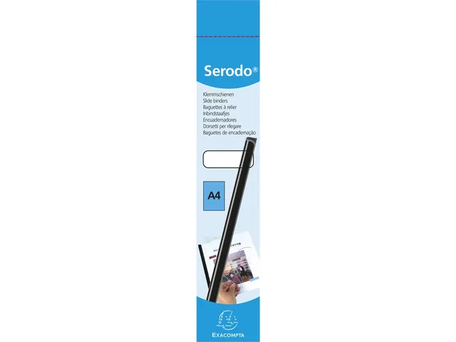 Doos 25 bindruggen 3mm capaciteit 30 bladen A4-Transparant
