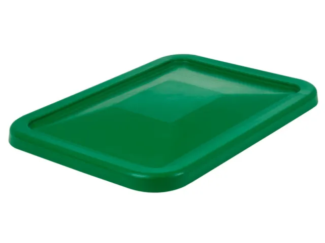 Deksel Voor Verrijdbare Rechthoekige Bak 227 Liter Groen