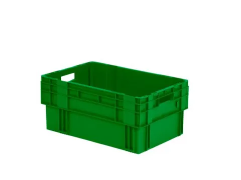 Euronorm Draaistapelbak Pp Hxlxb 270X600X400Mm 50L Groen