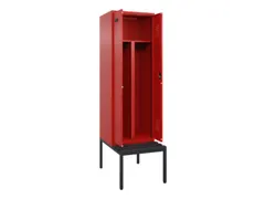 PBM-locker met bank,HxBxD 2120x600x815mm,2vak,vak B 300mm