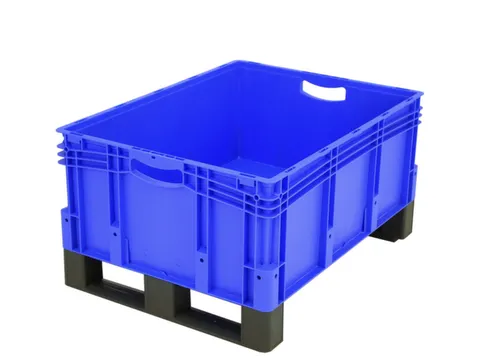 Euronorm Stapelbak Pp 320x800x600mm 127liter Dubbele Bodem Met Sleden