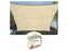 Zonnezeil Vierkant 3.6x3.6m Crème