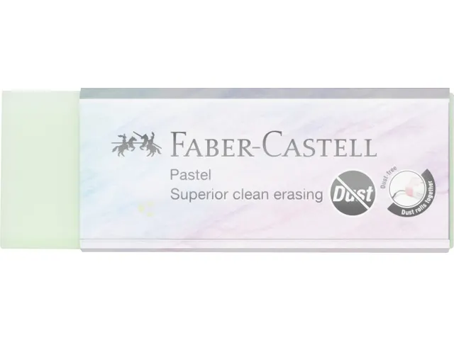 Gum Faber-Castell stofvrij pastel display 20 stuks assorti kleuren