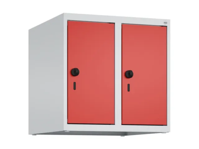 opzetkast,v. locker,2vak.,vak B 250mm,HxBxD 500x500x500mm,vleugeldeur