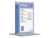 Tafelstandaard Opus 2 A6 Staand Glashelder
