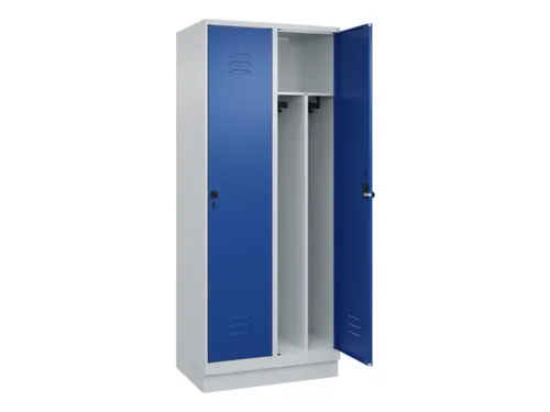 locker voor scheiding van kleding,HxBxD 1950x800x500mm,2vak