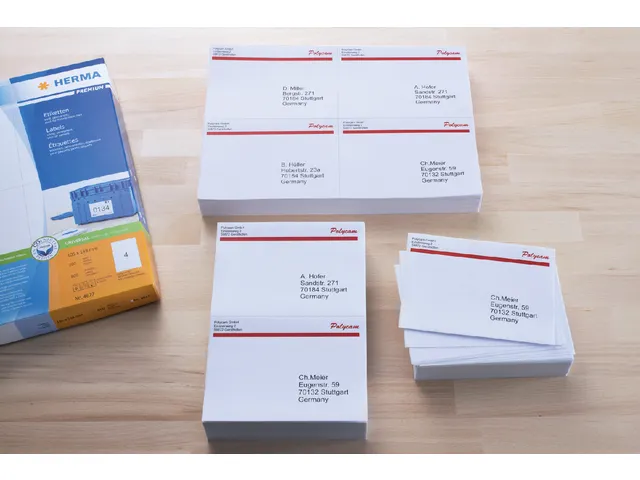 HERMA 4627 Premium Adresetiketten A4 105x148mm (A6) Wit 800 stuks