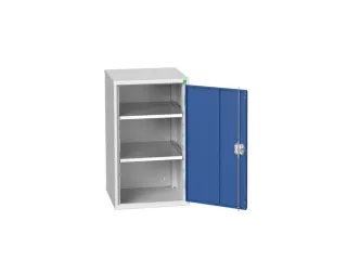 universele kast,HxBxD 900x525x550mm,2xStalen bodem,draaigrendelslot - 1