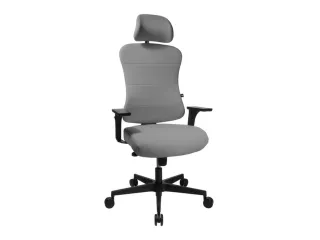 Topstar Bureaustoel Art Comfort met hoofdsteun grijs - 1